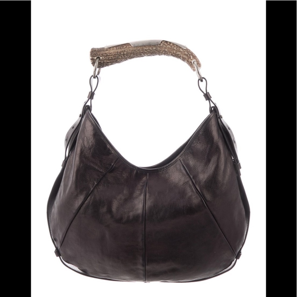 Black YSL purse